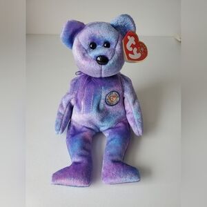 Beanie Babies | Clubby IV the Purple/Blue Bear